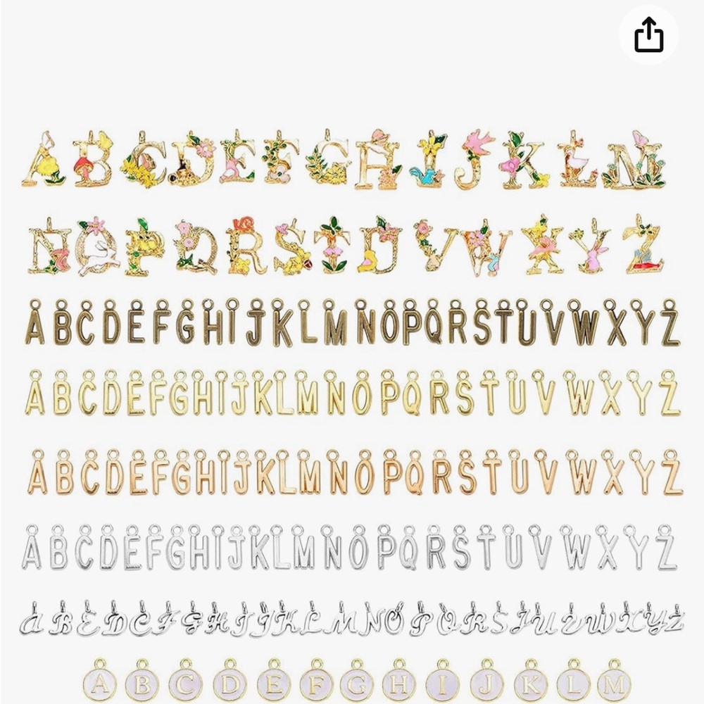 180+ pieces Charms